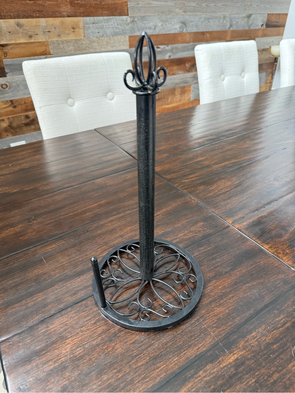 SL@H Wrought Iron Paper Towel Holder